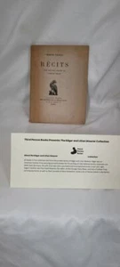 Recits; Charles Vildrac; Ltd Ed 7/750; Mowrer Collection - Picture 1 of 3
