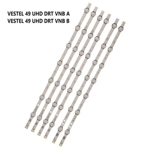 LED-Streifen für JVC LT-49K880 LT-49C870A TELEFUNKEN D49U400M4CW VESTEL 49 UHD - Bild 1 von 7