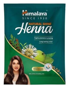 3 x Himalaya natürlicher Glanz Henna Mehndi 120g natürliches braunes Haar