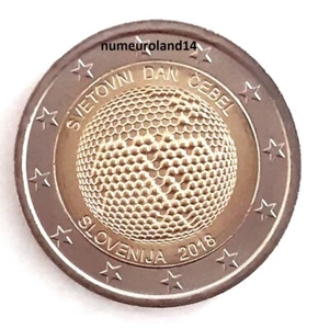 DISPO 2 euro SLOVENIE 2018 Commémo Abeilles. NEUVE. Envoi en suivi. - Afbeelding 1 van 1