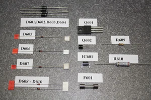 Magnavox LC190EM1 19MF330B/F7 BA01N4F0101 1 Fuente de alimentación Kit de reparación de piezas EMK3 - Imagen 1 de 1