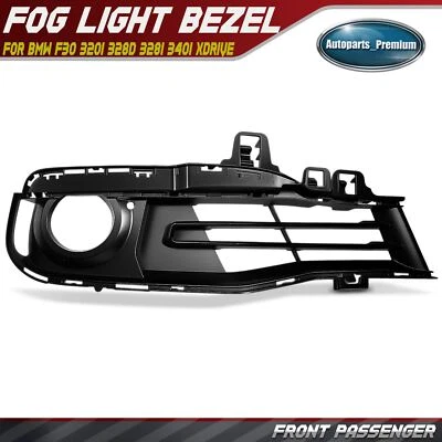 Bisel de luz antiniebla para pasajero delantero BMW F30 320i 328d 328i 330e 330i 340i xDrive Foto 1 de 4