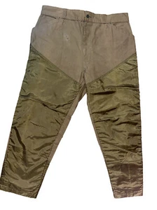 Rare Vintage *NEW* Sears Ted Williams Hunting Pants Tan Brush Upland Trouser 60s - Picture 1 of 12