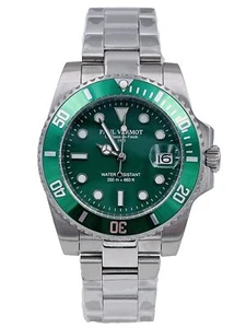 Orologio Paul Vermot NewSub 200m Automatico Seiko P211VO/410 Scontatissimo Nuovo - Foto 1 di 8
