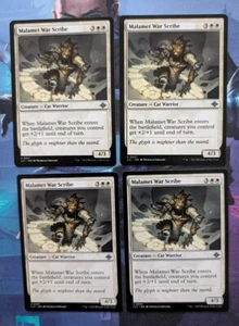 MTG 4 x The Lost Caverns Of Ixalan Uncommon MALAMET WAR SCRIBE NM - Imagen 1 de 1