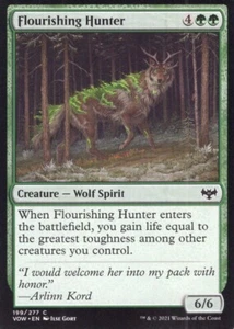 FLOURISHING HUNTER 199/277 INNISTRAD CRIMSON VOW MTG MAGIC NM (yourdeckbuilder) - Picture 1 of 1