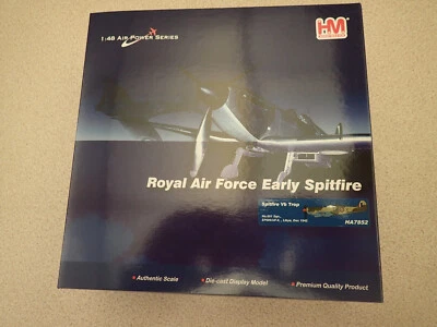 Hobbymaster HA7852 1:48 RAF Early Spitfire Mk Vb Trop 601 Sqn Libia 1942 Sellado Foto 1 de 4