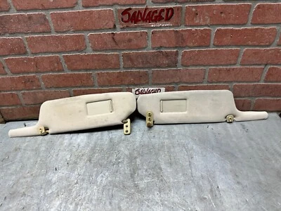 1991-1999 MITSUBISHI 3000GT Stealth FRONT LEFT & RIGHT SUN VISOR SET OF 2 - Image 1 of 4