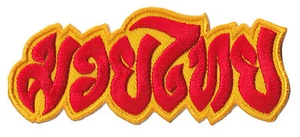 Patch écusson patche Muay Thai boxe Thaïlandaise thermocollant - Picture 1 of 2