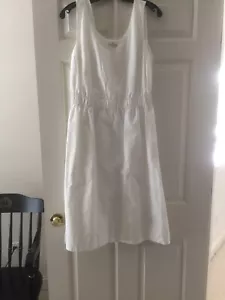 Neu mit Etikett Gap Damen Sommerkleid weiß komplett gefüttert - Bild 1 von 5