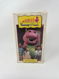 Barney & Friends Caring Means Sharing VHS 1992 - Imagen 1 de 6