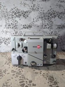 Proyector de película de cine Eumig Mark S 1964 8 mm, sonido amplificador de tubo, funciona necesita servicio - Imagen 1 de 6