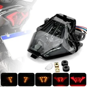 LED Integrated Turn Signal DRL Tail Brake Light For YAMAHA MT03 MT07 FZ07 YZF R3 - Picture 1 of 10