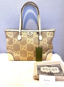 NEW Gucci Ophidia Jumbo GG Medium Tote Retail$1890 - Picture 1 of 10