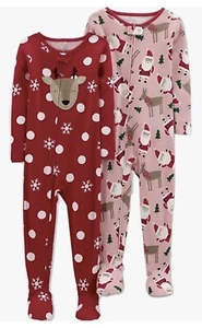NWT … CARTER’S “Size: 3T” 2 Piece Footed Pajama Set - Picture 1 of 5