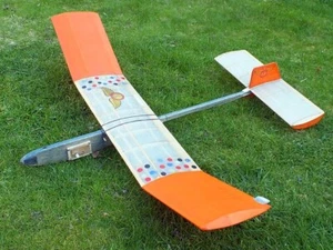Mercury Gnome - Vintage Free Flight Model Glider ~ Laser-cut Balsa Wing RIB SET - Picture 1 of 3