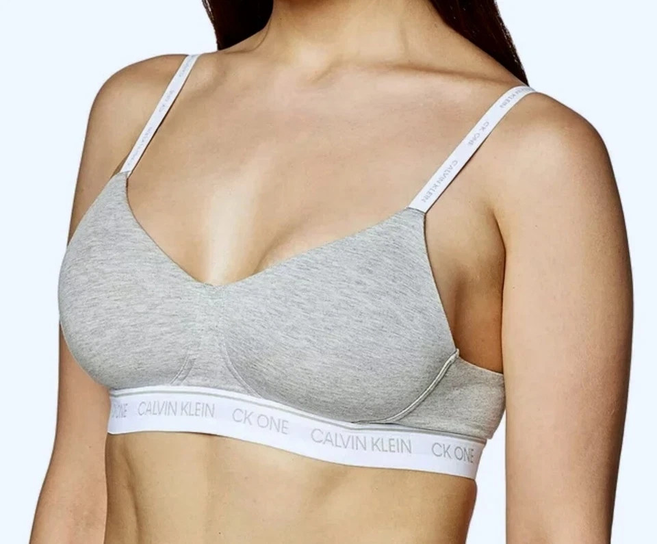 Calvin Klein QF6094 CK One Cotton Lightly Lined Bralette L/G