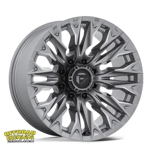 4/ 20x9" 8x170 Fuel Off-Road Flame Wheels Rims Ford F-250 F-350 Platinum Lariat - Picture 1 of 3