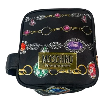 Moschino ароматы черный драгоценности квадратный косметики Catchall нейлона мешок  - Изображение 1 из 4