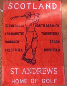 Seltenes ST. ANDREWS Scotland Home of Golf Handtuch 1997 - Bild 1 von 1