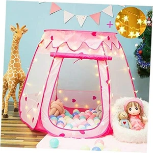 Pop Up Princess Tent with Star Light, Toys for 1 2 3 Year Old Girl Birthday - Picture 1 of 7