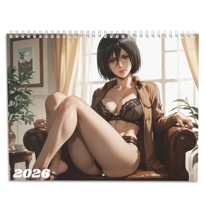 Anime Warrior Girl Calendar 2026 – Strong & Beautiful Anime-Inspired Art - Picture 1 of 6