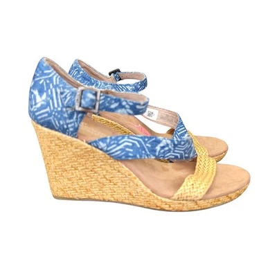 Sandalias de cuña envueltas Toms Clarissa 10007823 alpargata correa para el tacón para mujer 8,5 Foto 1 de 4