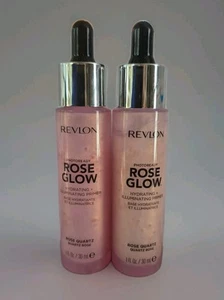 (2x) Revlon Photoready Rose Glow Hydrating + Illuminating Primer Rose Quartz 1oz - Picture 1 of 3
