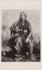 1915 Press Photo Comanche Nation Indian Chief Quanah Parker - Picture 1 of 2