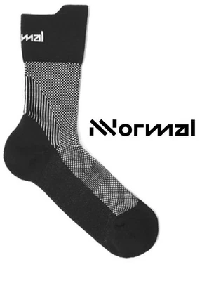 NNORMAL race sock cushioned ultra trail running mid calf mens 9.5-11.5 large - Image 1 of 4
