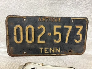 Vintage Tennessee Antique License Plate - Picture 1 of 2
