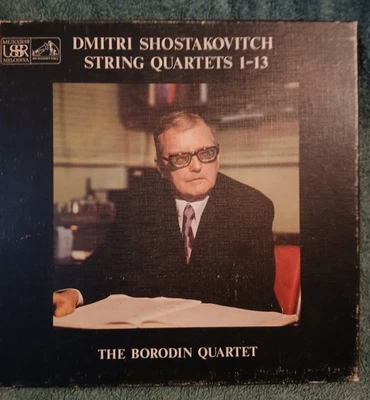SHOSTAKOVITCH - STRING QUARTETS 1-13 - BORODIN QUARTET - MELODIYA  SLS 879 1967 - Image 1 of 3