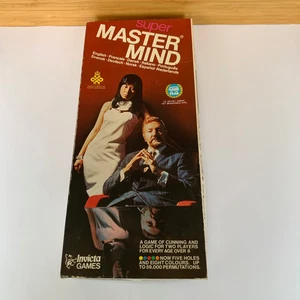 Invicta Super Master Mind 1972 Game Complete with Box and Instructions - Picture 1 of 18