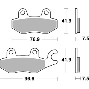 ANT RACING BRAKE PADS SBS 955RST for Kawasaki NINJA 500 2024-2025 - Picture 1 of 3