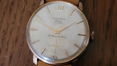 montre Festina Extra La Chaux de Fonds no LIP YEMA OMEGA breitling vintage watch - Photo 1/4