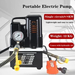 220V 0.75kw QQ-700 Small Electric Hydraulic Oil Pump Ultra High Pressure Electri - Picture 1 of 14