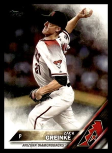 Tarjeta de béisbol 2016 Topps Update Zack Greinke #US230 Arizona Diamondbacks - Imagen 1 de 2