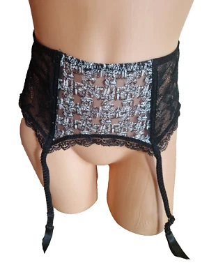 Suspensório feminino Lise Charmel tweedy elegância gris mix Reino Unido tamanho G - Imagem 1 de 4