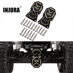 INJORA Brass Front Rear Axle Diff Covers for 1/24 RC Crawler Axial SCX24 AX24 - Picture 1 of 7