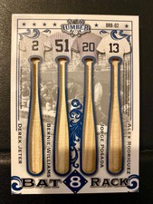 2022 Leaf Lumber DEREK JETER MUNSON JACKSON POSADA AROD 8 Bat Rack 2/4