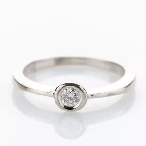 Ring aus 585er Weißgold mit Brillant - Bild 1 von 6