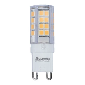 Bulbrite 770579 LED Specialty Mini Bulb 4.5W=40W 120V T4 2-Pin G9 Base Clear 30K - Picture 1 of 5