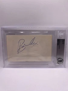 Bobby Cox Signed Index Card Beckett Auto Braves HOF - Picture 1 of 2