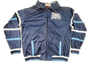 Gilyard Mfg Track Jacket 2XL Blue Full Zip Sweatshirt Logo Hip Hop Urban SEE DES - Picture 1 of 19