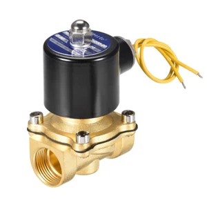 3/4" PT AC 110V Electric Solenoid Valve Brass Water Air Gas - Picture 1 of 7