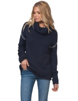 Suéter Rip Curl Leah Cuello Redondo Mujer Azul Marino MEDIANO - GSWBM8 Foto 1 de 4