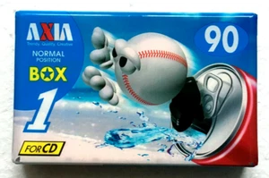AXIA BOX 1 90 casete de audio vintage cinta en blanco sellada Hecho en Japón Tipo I - Imagen 1 de 2