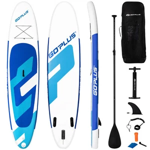 11ft Inflatable Stand Up Paddle Board 6" Thick W/Backpack Leash Aluminum Paddle - Picture 1 of 12