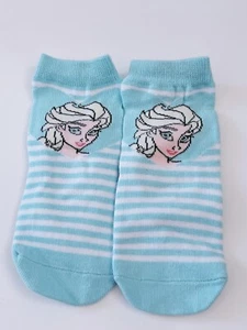 1 Pair New Girl Kids Children Frozen Elsa Socks 1-3 Years - Picture 1 of 6