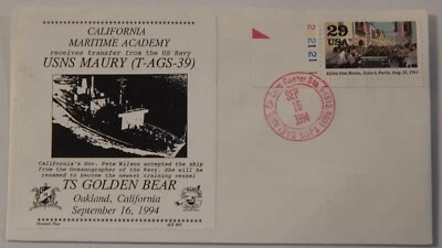 TS Golden Bear III received by California Maritime Academy September 16 1994 - Image 1 of 2